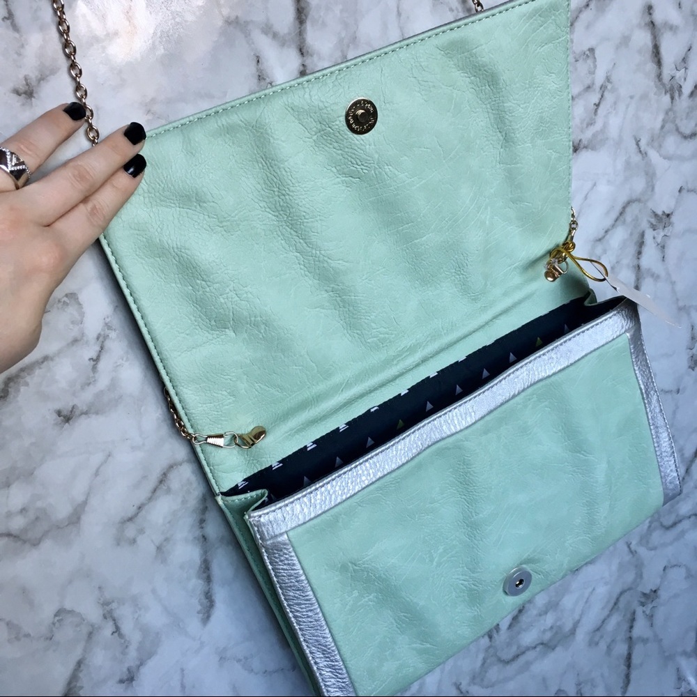 ❤️ SOLD ❤️ Faux Leather Mint Bag ✨Final Price 😘